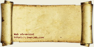 Milja Stojadinović vizit kartica